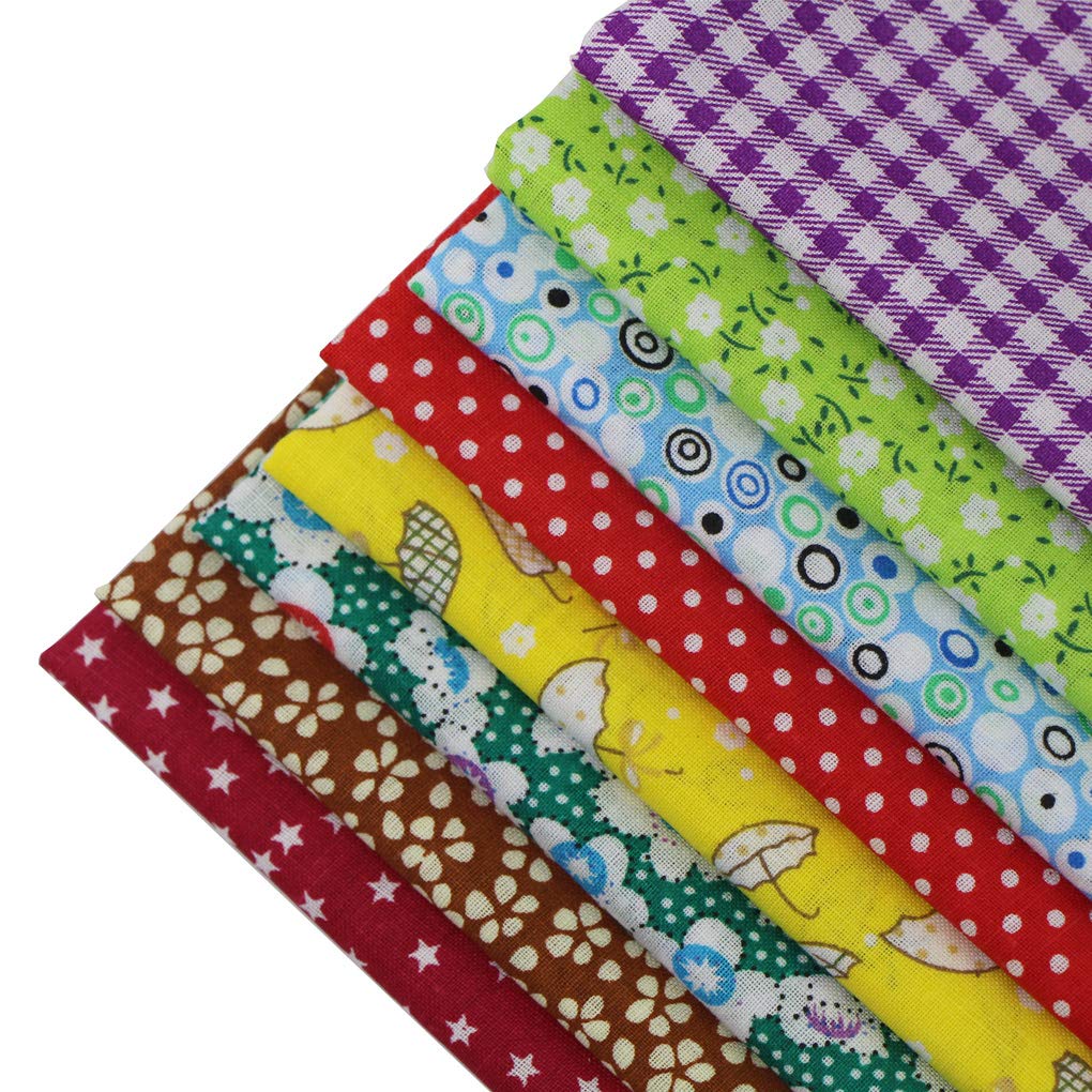 Amazon.com: Jukway 8Pcs 20 x 20 Inch Sewing Fabric Squares, Cotton